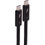 SHIVERPEAKS kabel USB-C do USB-C Thunderbolt 5 UltraFlex, 240W, 2m, czarny BS13-75035