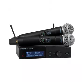 Shure SLXD24D+E/58 Dual Wireless System z kapsułami SM58