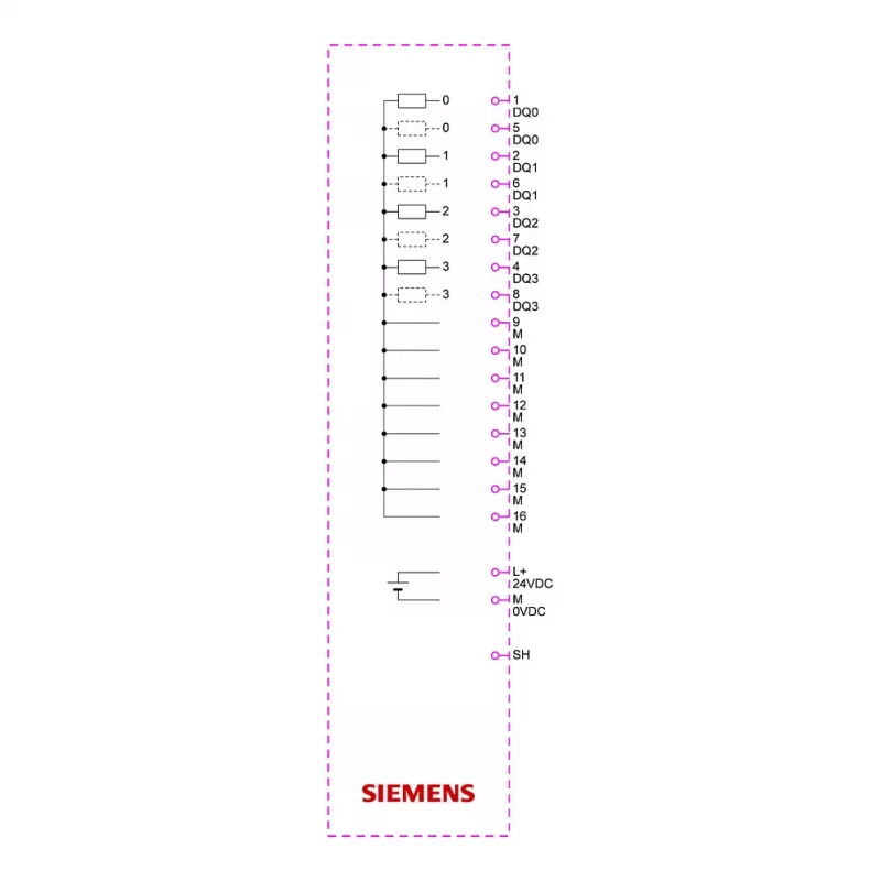 SIEMENS SIMATIC ET 200SP Moduł wyjść cyfrowych DQ 4x24VDC/2A ST (6ES7132-6BD21-0BA0)
