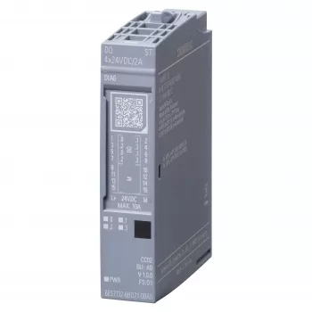 SIEMENS SIMATIC ET 200SP Moduł wyjść cyfrowych DQ 4x24VDC/2A ST (6ES7132-6BD21-0BA0)