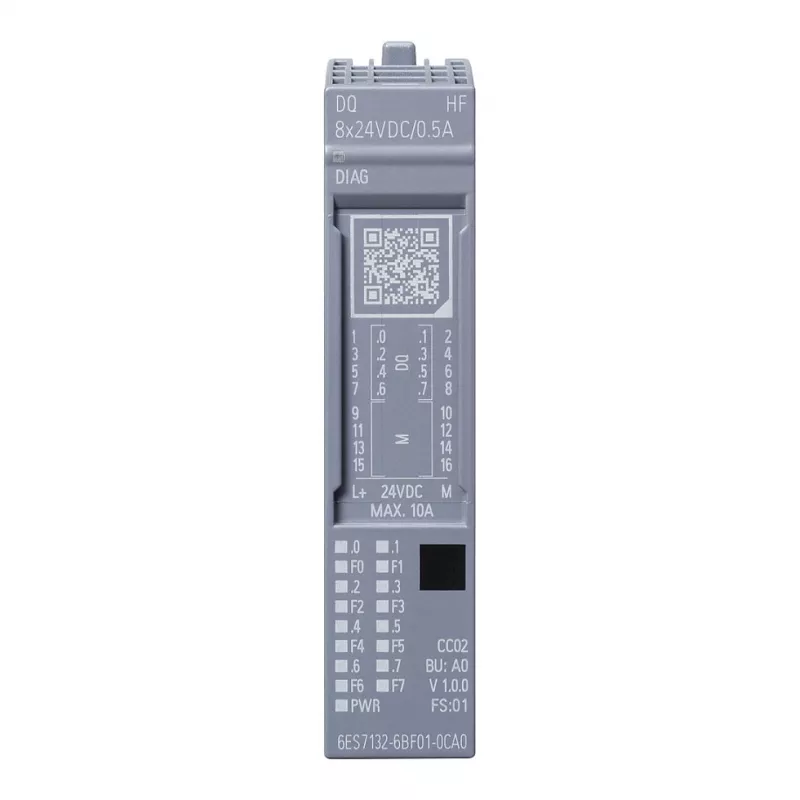 Siemens SIMATIC ET 200SP Moduł wyjść cyfrowych DQ 8x24VDC 6ES7132-6BF01-0CA0