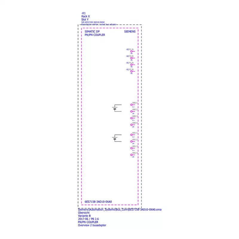 SIEMENS SIMATIC PN/PN Coupler 6ES7158-3AD10-0XA0 | PROFINET IO Coupler do łączenia sieci