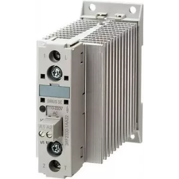 Siemens SIRIUS 3RF23 półprzewodnikowy stycznik, 1-fazowy, 30 A, 48-460 V AC, sterowanie 24 V DC, przełączanie w punkcie zerowym, złącza śrubowe, szyna DIN 3RF2330-1AA04