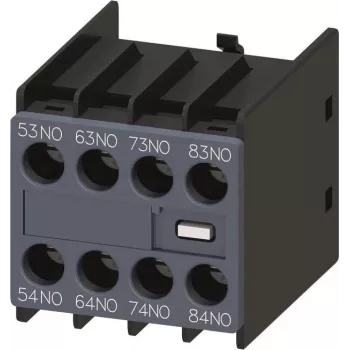Siemens SIRIUS 3RH2 blok styków pomocniczych, 4 styki NO, montaż przedni, złącza śrubowe, 3RH2911-1GA40
