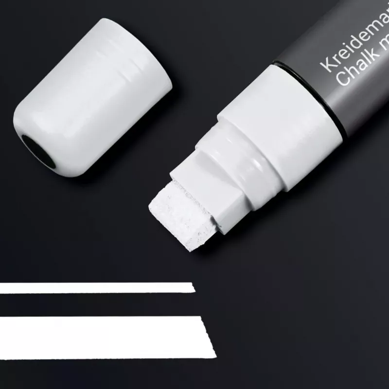 SIGEL Chalk Marker 150 Chisel Tip 5-15 mm White Wipeable 1 Piece