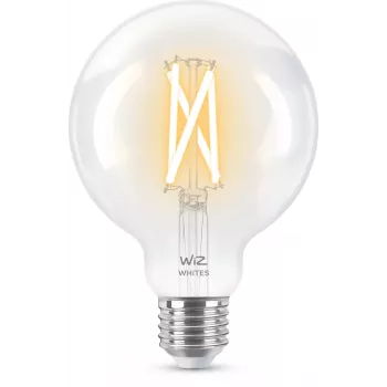 Signify WiZ Filament 60W E27 Globeform G95 Clear Smart LED Bulb Single Pack