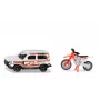 SIKU Blister Land Rover Defender z motocyklem KTM