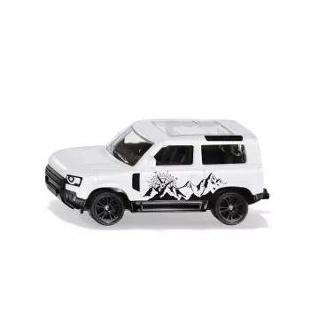 SIKU Land Rover Defender 90 (Biały/Czarny) Model Odlewany w Skali 1:16