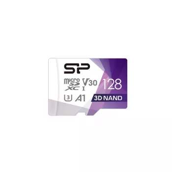 Silicon Power 128GB Superior Pro microSDXC UHS-I U3 V30 A1 Karta pamięci z adapterem SD