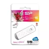 Silicon Power 16GB USB 2.0 Pamięć Flash, Wysuwana Konstrukcja Bez Zaślepki, Biały