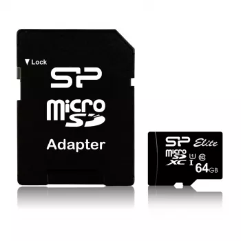 Karta pamięci Silicon Power 64GB microSDXC UHS-I Class 10 U1 V10
