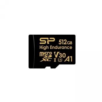 Karta pamięci Silicon Power Golden Series 64GB microSDXC, UHS-I U3, V30, A1, do 100 MB/s odczytu, 80 MB/s zapisu, z adapterem SD
