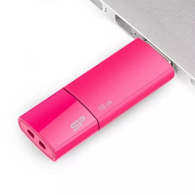 Silicon Power SP016GBUF2U05V1H 16GB USB 2.0 Pamięć flash, wysuwany USB-A, granatowy