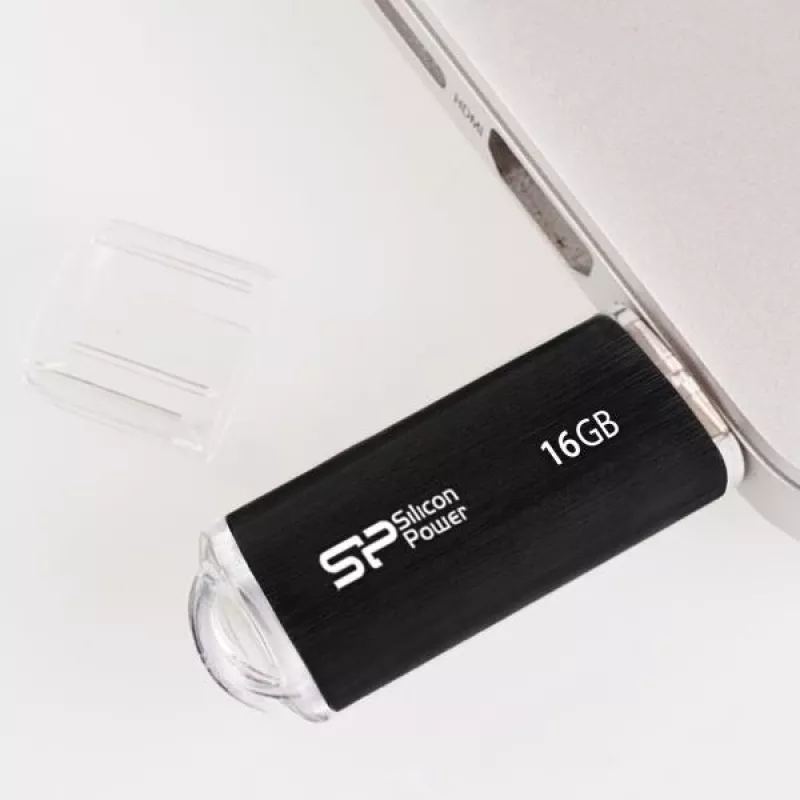 Silicon Power Ultima II USB Flash Drive 16 GB USB Type-A 2.0 Black