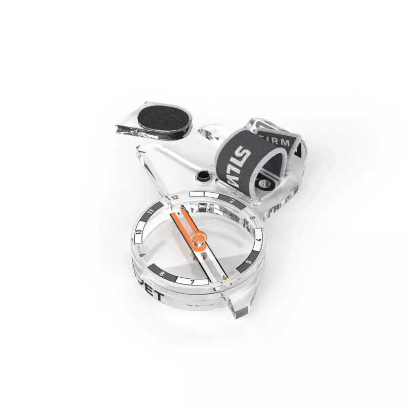Silva Arc Jet S Labais Thumb Compass - Transparent/Black