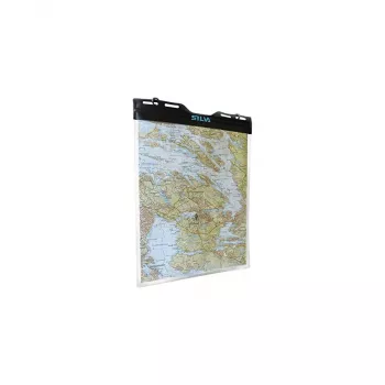 Silva Carry Dry Case Wodoodporny Pokrowiec na Mapę Średni IPX7 Przezroczysty