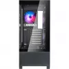 SilverStone Lucid 05 Black 270° Panoramic Glass Design Mid-Tower Case