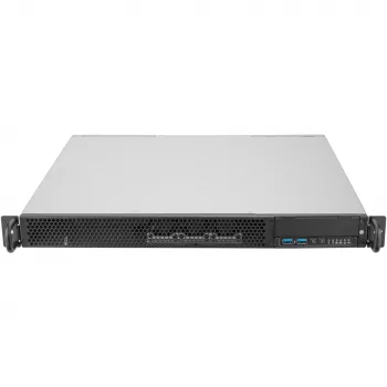 SilverStone RM100 1U Rackmount Chassis - Mini-ITX, Steel, Black