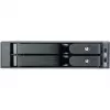 SilverStone SST-FS202B-V2 2-Bay 3.5 cal SATA Hot-Swap Cage do wnęki 5.25 cala - Czarny