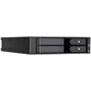 SilverStone SST-FS202B-V2 2-Bay 3.5 cal SATA Hot-Swap Cage do wnęki 5.25 cala - Czarny