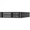 SilverStone SST-FS202B-V2 2-Bay 3.5 cal SATA Hot-Swap Cage do wnęki 5.25 cala - Czarny