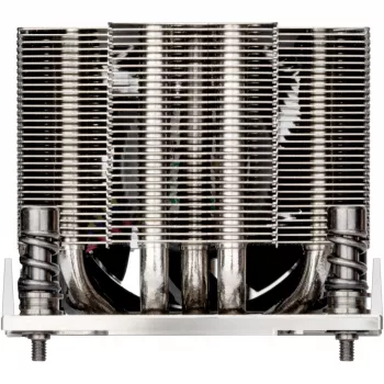 SilverStone SST-XE02-TR5B Low Profile CPU Cooler, 60mm Fan, Black Aluminum, Copper Base, Intel LGA1150/1151/1155/1156, PWM, 65W TDP