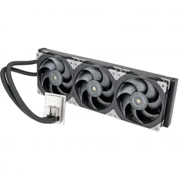 SILVERSTONE TECHNOLOGY SST-XE420 Low Profile CPU Cooler, Black/Silver