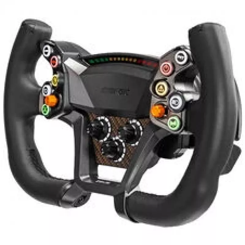 Simagic Zeus GT 300mm bezprzewodowa kierownica wyścigowa z płytą z włókna węglowego, przyciskami RGB, magnetycznymi łopatkami, podwójnym sprzęgłem, szybkozłączem do baz Alpha