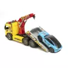 SIMBA-DICKIE Giant Tow Truck z światłami, dźwiękami, ruchomym dźwigiem i wciągarką – zabawkowy pojazd ratunkowy dla dzieci 3+
