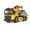 SIMBA-DICKIE Giant Tow Truck z światłami, dźwiękami, ruchomym dźwigiem i wciągarką – zabawkowy pojazd ratunkowy dla dzieci 3+