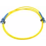 1m Single-Mode SC/UPC do SC/UPC Simplex Światłowodowy Kabel Krosowy, LSZH, Żółty