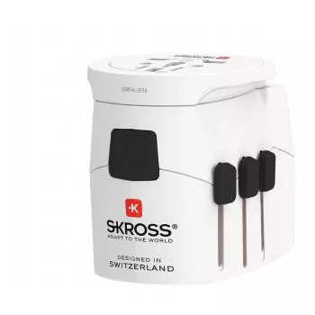 Adapter podróżny SKROSS Pro Light White