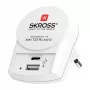 SKROSS Pro+ USB AC30PD World Travel Adapter z 30W USB-C PD i USB-A