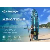 SKT ASIATICUS Deska SUP pompowana 350x89x15 cm do jogi
