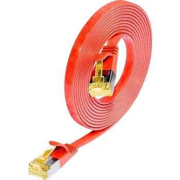 Wirewin Cat6a Slim kabel sieciowy Ethernet U/FTP 0,25 m czerwony PKW-STP-SLIM-K6A 0.25 RT