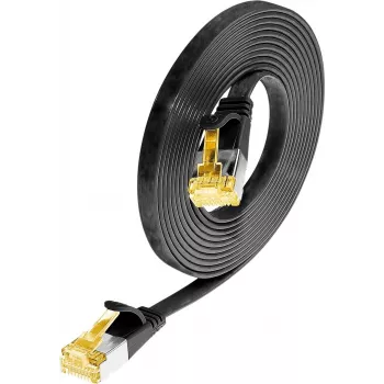 Wirewin Cat6a U/FTP Slim Patch Cable RJ45 1m Czarny PKW-STP-SLIM-K6A 1.0 SW