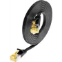Wirewin Cat6a U/FTP Slim Patch Cable RJ45 1m Czarny PKW-STP-SLIM-K6A 1.0 SW