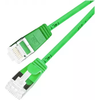 Wirewin Light kabel krosowy okrągły U/FTP Cat 6a zielony 2,0m Slim Flexible PoE (PKW-LIGHT-STP-K6A 2.0 GN)