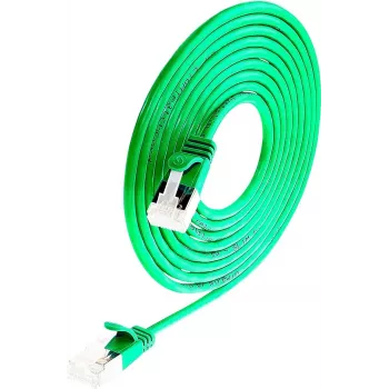 Wirewin Light kabel krosowy okrągły U/FTP Cat 6a zielony 2,0m Slim Flexible PoE (PKW-LIGHT-STP-K6A 2.0 GN)