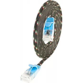 Wirewin SLIM UT6 10 BL - kabel krosowy Cat.6 Slim-Tough, U/UTP, 10 m, niebieski (PKW-TOUGH-K6 10.0 BL)