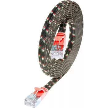 SLIM Wirewin Tough STP Cat6 U/FTP kabel sieciowy patch, czerwony, 5 m, 10 Gbps, 250 MHz, Slim Profile, RJ45 PKW-TOUGH-STP-K6 5.0 RT