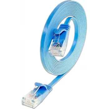 Wirewin Triotronik Cat6 Slim kabel sieciowy Ethernet 5m niebieski U/FTP PKW-SLIM-KAT6 5.0 BL