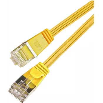 Wirewin Triotronik Cat6 U/FTP Slim kabel Ethernet patch, 0,25m, RJ45 męski do męskiego, żółty PKW-STP-SLIM-KAT6 0.25 GE