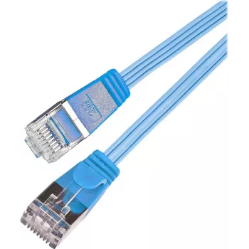 Wirewin Triotronik Cat6 U/FTP Slim komutacinis kabelis Ethernet 1m niebieski PKW-STP-SLIM-KAT6 1.0 BL