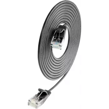 Wirewin Triotronik PKW-LIGHT-K6 5.0 SW kabel krosowy Cat6 U/UTP, RJ45 męski-męski, 5m, czarny