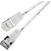 Kabel krosowy Wirewin Triotronik PKW-LIGHT-STP-K6 15.0 WS Cat6 S/FTP, RJ45 męski-męski, biały, 15 m