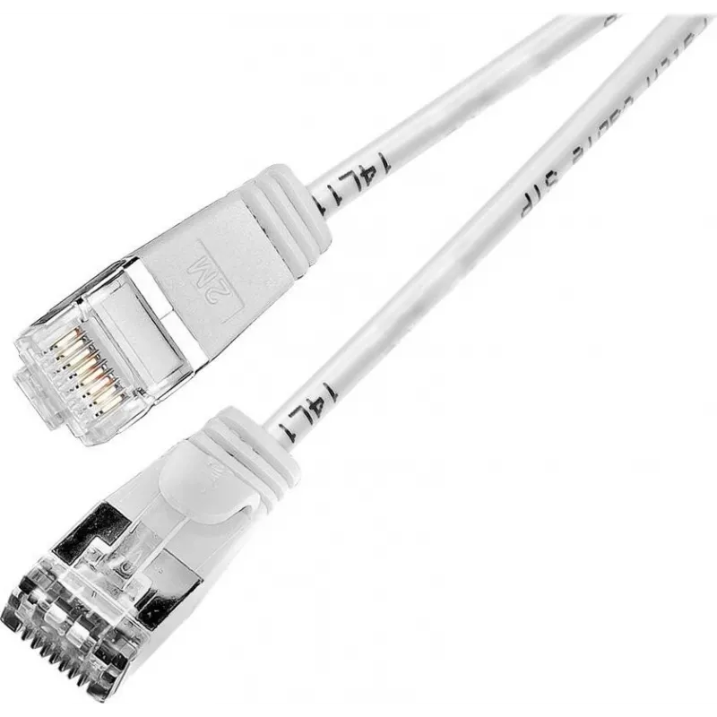 Kabel krosowy Wirewin Triotronik PKW-LIGHT-STP-K6 15.0 WS Cat6 S/FTP, RJ45 męski-męski, biały, 15 m