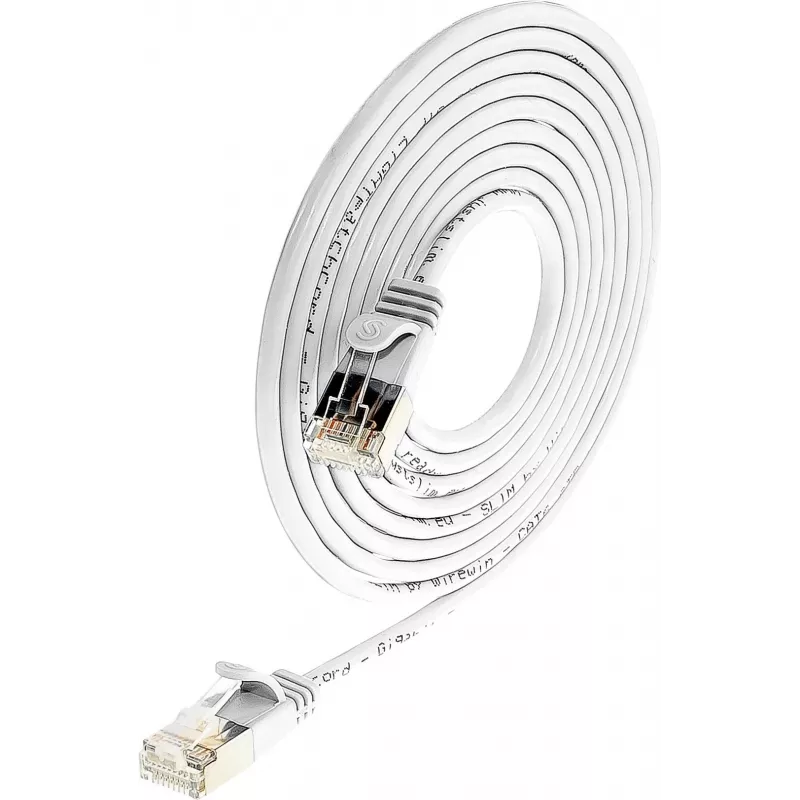 Wirewin Triotronik PKW-LIGHT-STP-K6 2.0 WS ekranowany kabel krosowy Cat6, 2m, biały