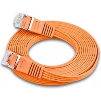Wirewin Triotronik PKW-STP-SLIM-KAT6 3.0 OR – smukły kabel sieciowy Cat6 U/FTP 3 m, RJ45 męski-męski, pomarańczowy