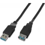 Przedłużacz USB 3.0 A-A męski-żeński Wirewin 1,8 m Czarny USB 3.0 A-A MF 1.8 SW